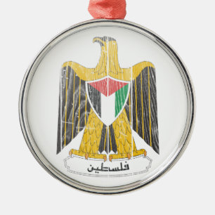 Ornamento De Metal Brasão de Palestina