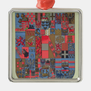 Ornamento De Metal Brasão do império Austro-Húngaro