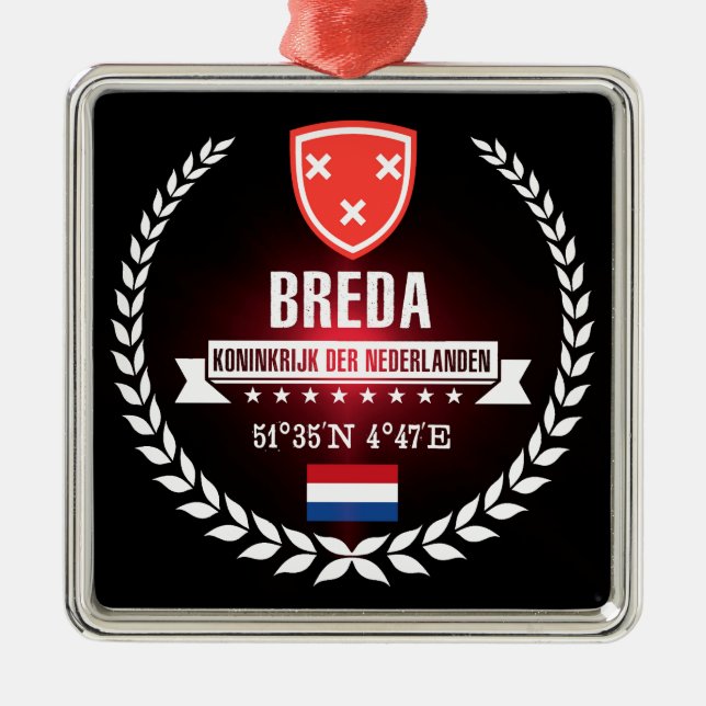 Ornamento De Metal Breda (Frente)