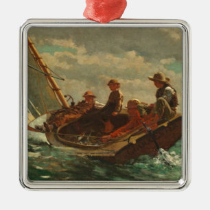 Ornamento De Metal Breezing acima (um vento justo) de 1873-76