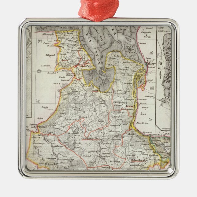 Ornamento De Metal Bremerhaven Alemanha (Frente)