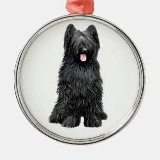 Ornamento De Metal Briard (A) - preto