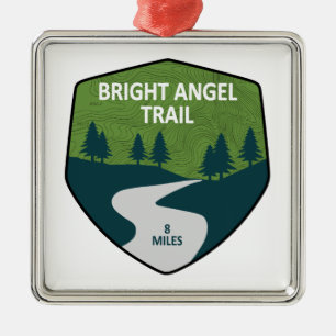 Ornamento De Metal Bright Angel Trail Grand Canyon