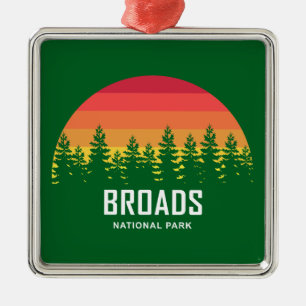 Ornamento De Metal Broads National Park Rainbow Trees