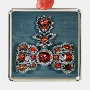Ornamento De Metal Broche do arco ajustado com brilhante