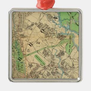 Ornamento De Metal Bronx, New York