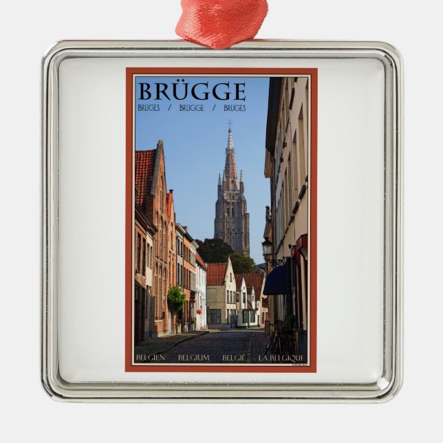 Ornamento De Metal Bruges (Frente)