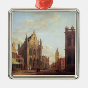 Ornamento De Metal Bruges, 1824 (óleo no painel)