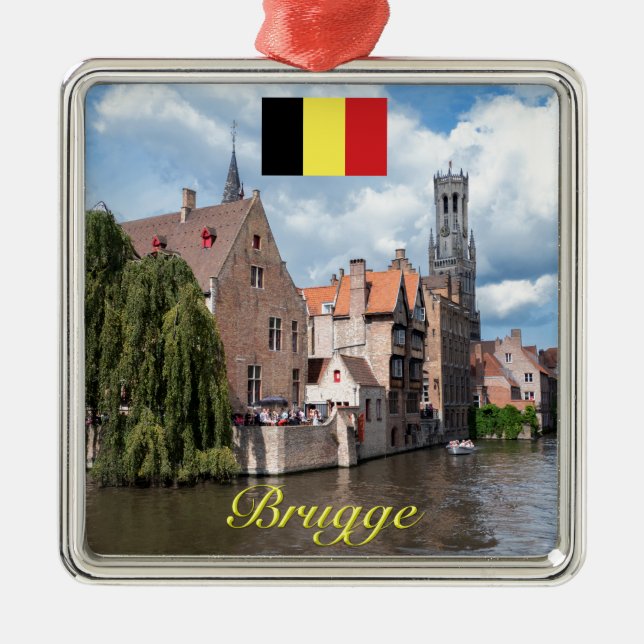 Ornamento De Metal Brugge medieval - Foto Pro (Frente)
