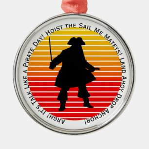 Ornamento De Metal Buccaneeiros Steampunk Fala Como Um Argh Pirata Do