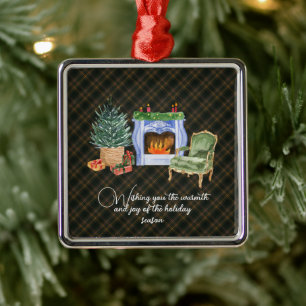 Ornamento De Metal Buchanan Hunting Modern Original