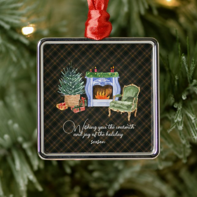 Ornamento De Metal Buchanan Hunting Modern Original (Árvore)