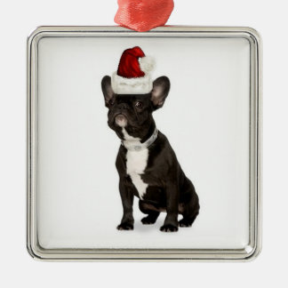 Ornamento De Metal Buldogue Ditzy de Dogs~Original Ornament~French
