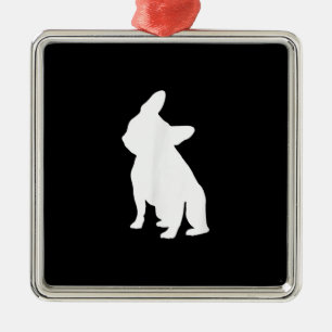 Ornamento De Metal buldogue francês simples   presente bonitinho fre