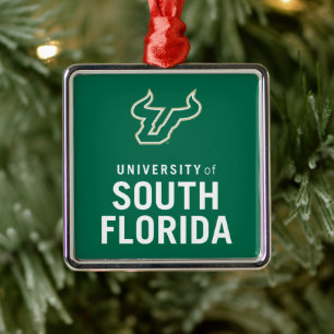 Ornamento De Metal Bulls USF