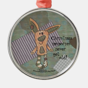 Ornamento De Metal Bunny Prim