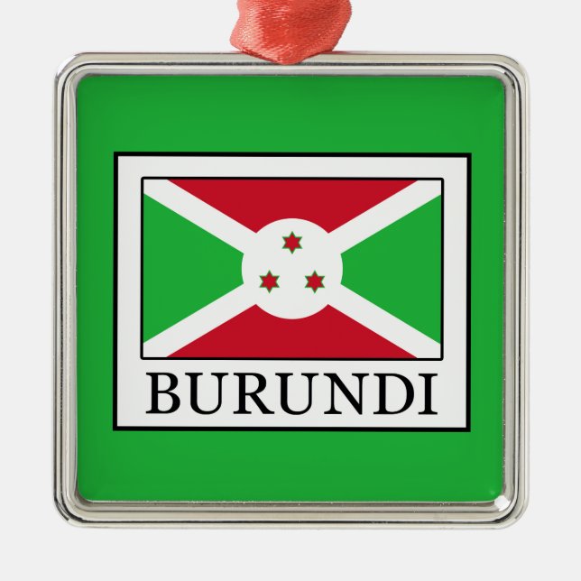 Ornamento De Metal Burundi (Frente)