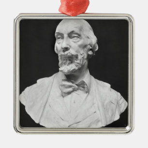 Ornamento De Metal Busto de Auguste Vacquerie