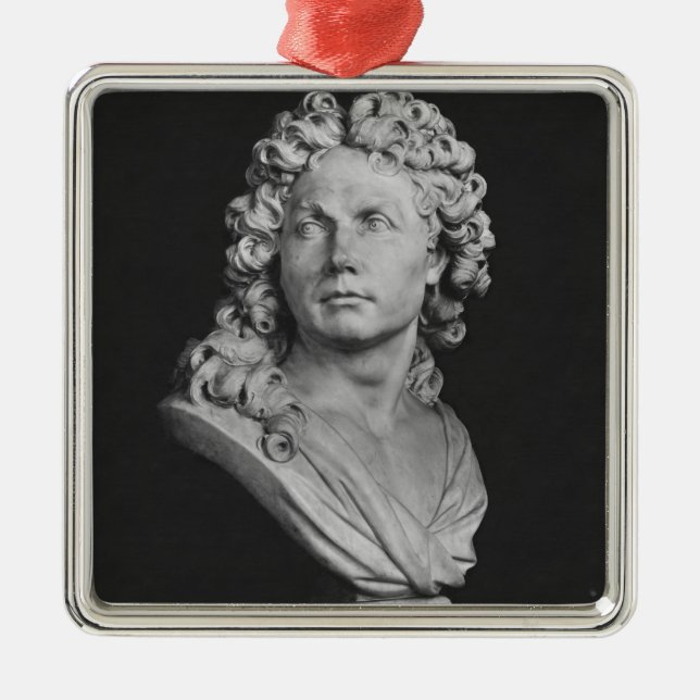 Ornamento De Metal Busto de Robert de Cotte, 1707 (Frente)
