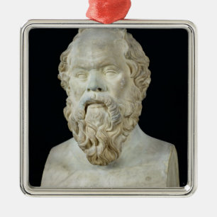 Ornamento De Metal Busto de Socrates