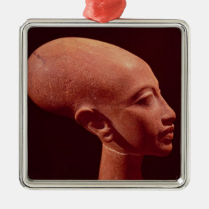 Ornamento De Metal Busto do retrato de uma filha do rei Akhenaten