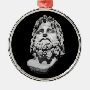 Ornamento De Metal Busto Greco Romano
