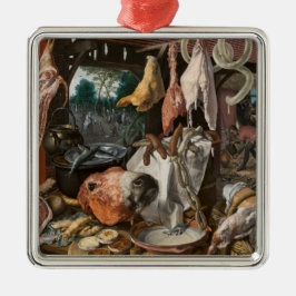 Ornamento De Metal Butcher's Stall (por Pieter Aertsen)