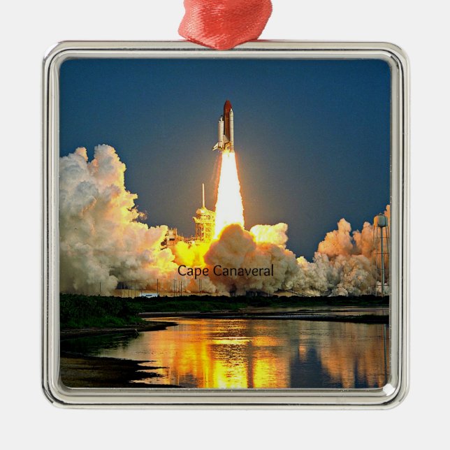 Ornamento De Metal Cabo Canaveral Launch Pad (Frente)