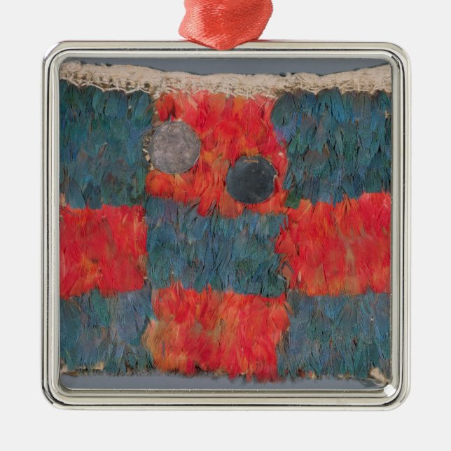 Ornamento De Metal Cabo emplumado (Frente)