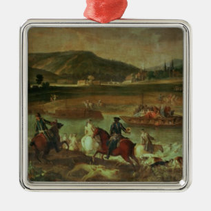 Ornamento De Metal Caça na floresta em Compiegne