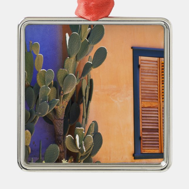 Ornamento De Metal Cacto do sudoeste (Opuntia dejecta) e (Frente)
