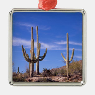 Ornamento De Metal Cacto Saguaro gigante multi braçado, Saguaro