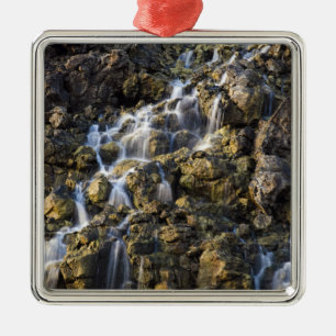 Ornamento De Metal Cai do salmão de rocha vulcânica 2