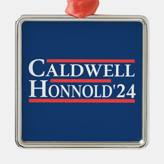 Ornamento De Metal Caldwell Honnold 2024 (Frente)