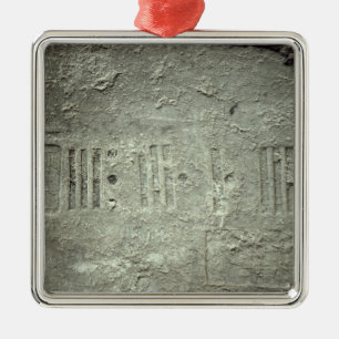 Ornamento De Metal Calendário