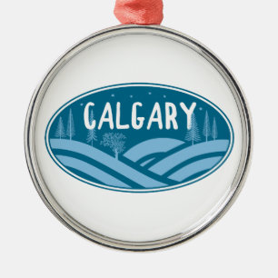Ornamento De Metal Calgary Alberta Ao Ar Livre