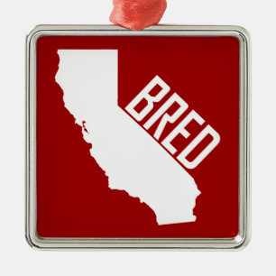 Ornamento De Metal California Bred