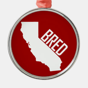 Ornamento De Metal California Bred
