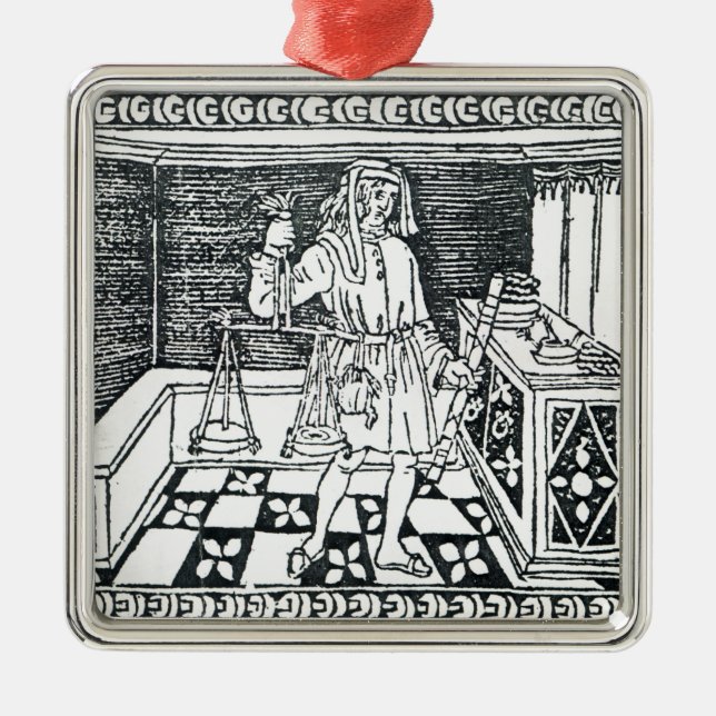 Ornamento De Metal Cambiador de dinheiro (Frente)