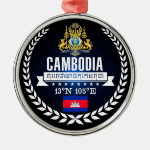 Ornamento De Metal Camboja