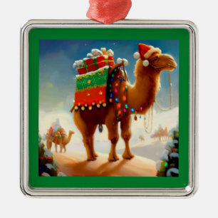 Ornamento De Metal Camelo Natal 2