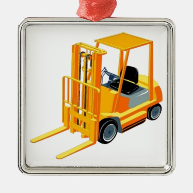 Ornamento De Metal Caminhão de empilhadeira (a.k.a. caminhão de (Frente)