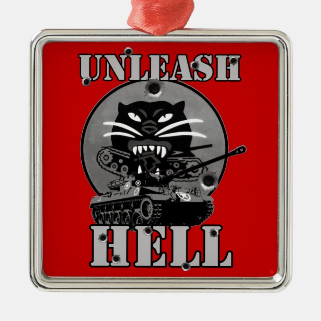 Ornamento De Metal Camisas do Hellcat T (Frente)