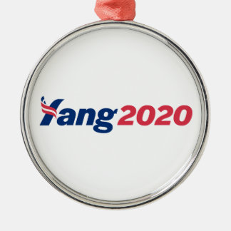 Ornamento De Metal Campanha Presidencial Andrew Yang 2020