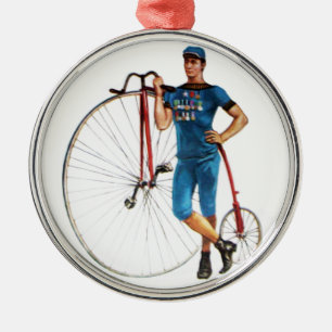 Ornamento De Metal Campeonato de Bicicleta Vintage