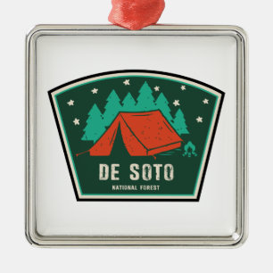 Ornamento De Metal Camping nacional da floresta de De Soto