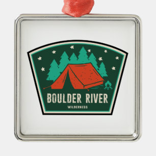Ornamento De Metal Campo de Boulder River Wilderness
