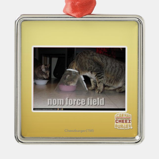 Ornamento De Metal campo de força do nom (Frente)