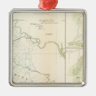 Ornamento De Metal Campos de batalha Richmond, Va