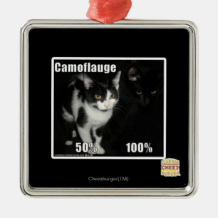 Ornamento De Metal Camuflagem